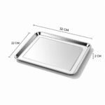 Bandeja plana brillante